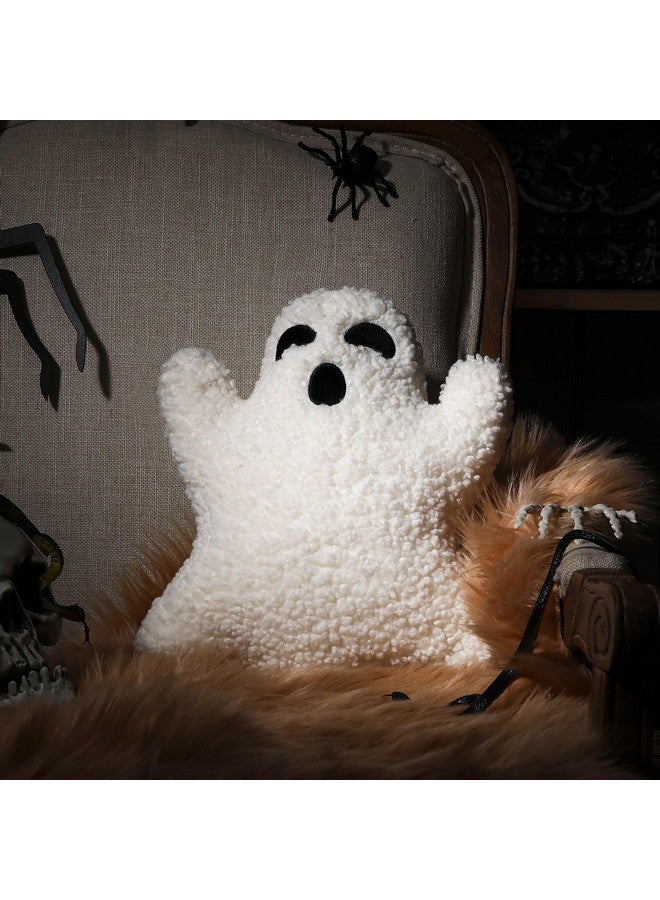 Shappy Shappy 3 Pcs Ghost Halloween Throw Pillows - Stuffed Shaped Cute Soft Decorative Spooky Cushions for Party Outdoor Home Decorations - Image 5