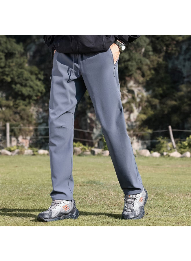Fapai Winter Fleece Casual Pants Unisex Outdoor Casual Drawstring Waist Long Pants Softshell Pants - Image 4