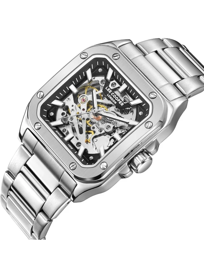 Lee Cooper Men's Metal Automatic Watch LC08198.350 - 39X48 mm