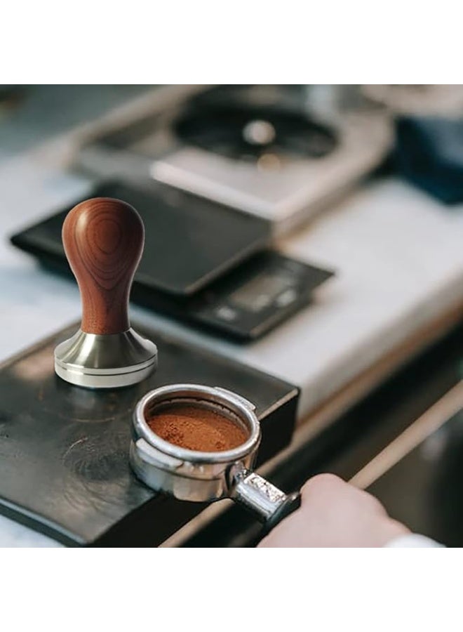 51mm Stainless Steel Coffee Tamper – Professional Espresso Tamper Tool for Baristas & Coffee Lovers, Flat Base for Perfect Coffee Extraction - Image 5