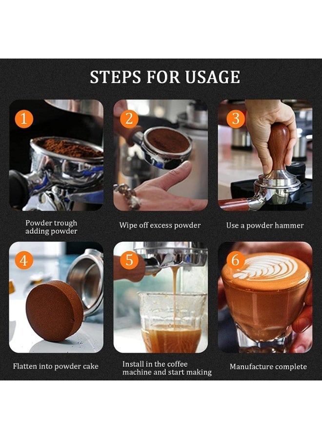 51mm Stainless Steel Coffee Tamper – Professional Espresso Tamper Tool for Baristas & Coffee Lovers, Flat Base for Perfect Coffee Extraction - Image 4