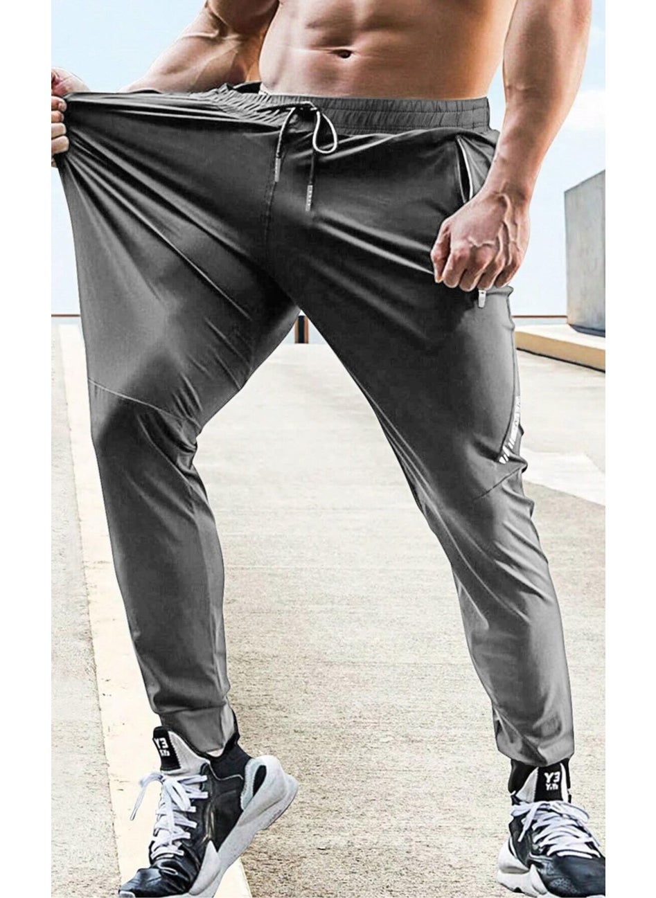 Ghassy Co. - Men's Run Ultra Light Workout Active Joggers Sports Skinny Leg Sweatpants - Image 1