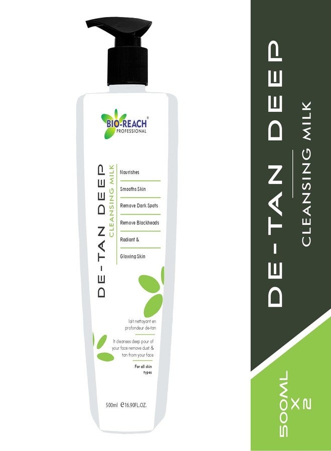 BIO-REACH DE-TAN Deep Cleansing Milk (PACK OF 2)(500ml) - Image 2