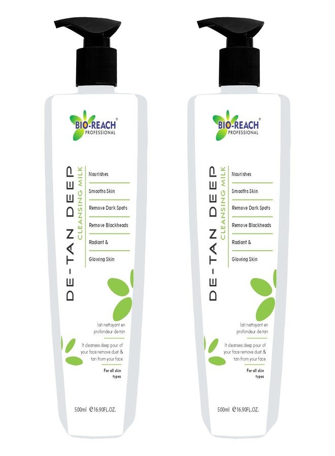 BIO-REACH DE-TAN Deep Cleansing Milk (PACK OF 2)(500ml) - Image 1