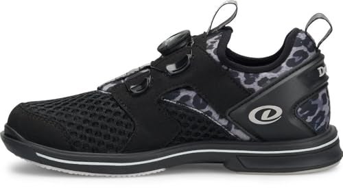 Dexter Womens Modern Bowling Shoes, Black/Leopard, 5 US - Image 4