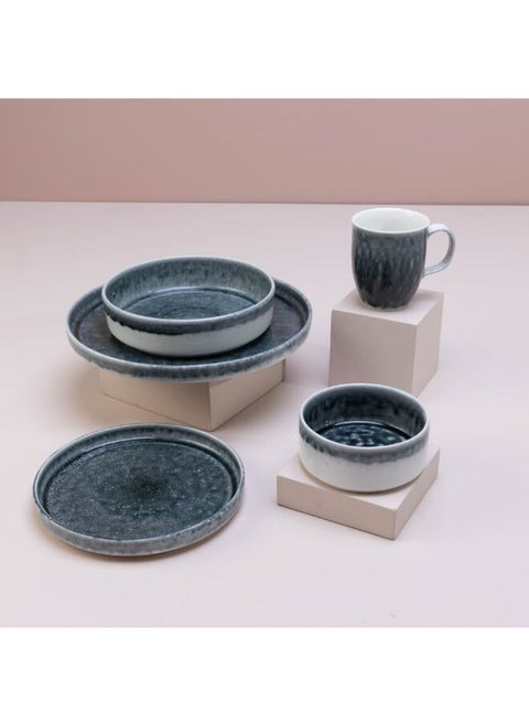 Aqua Mist Dinner Set-Multicolour