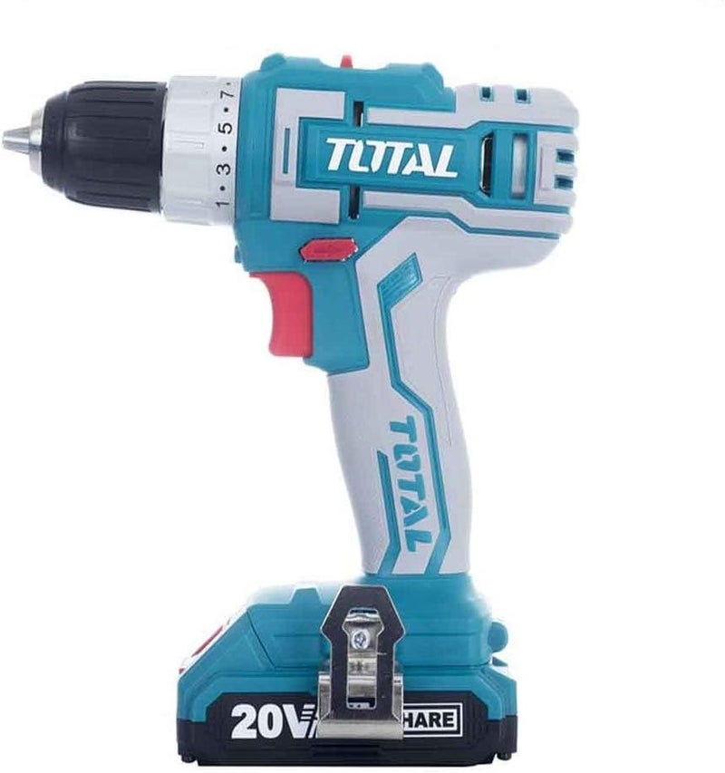 TOTAL Tdli2002 Lithium-Ion Cordless Drill With High Performance - Multi Colour - Image 1