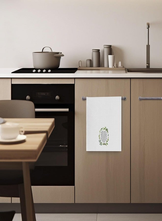 Geqtt Irish Blessing Dish Towel - Irish Gifts Decorative Waffle Weave Kitchen Towels, Irish Gifts Hand Towels, Irish Tea Towels, Irish Gifts for Women, St. Patrick's Day Gifts (16×24 Inches) - Image 4