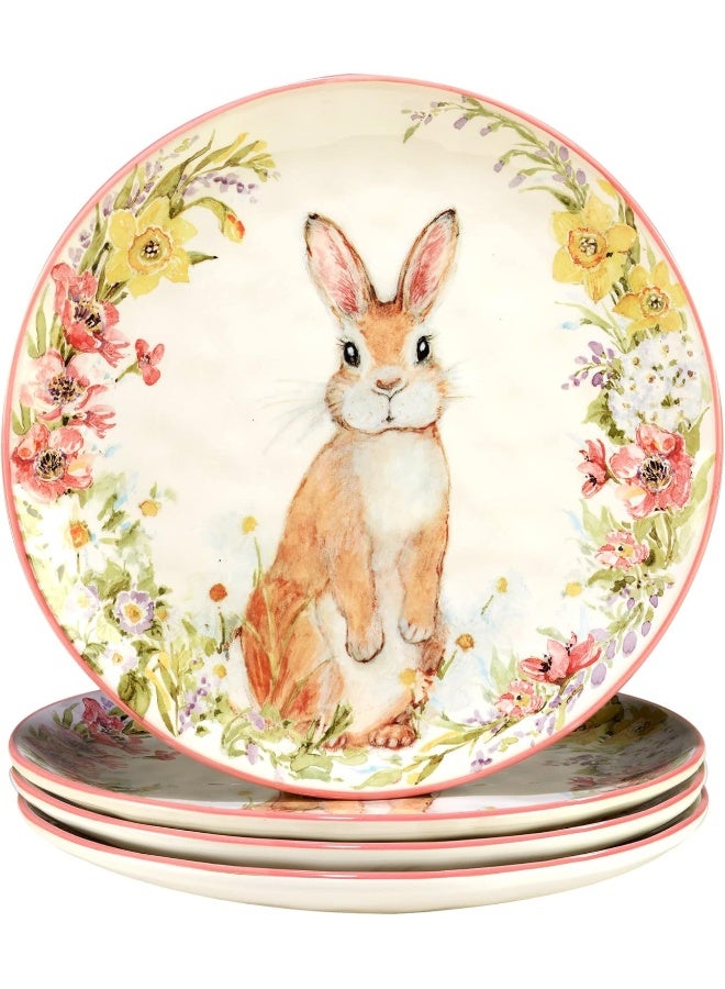 Certified International Easter Garden 16 pc Dinnerware Set Service for 4 Multicolored - Image 2