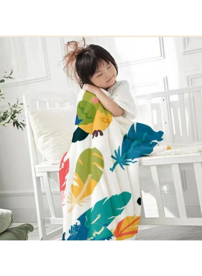 عام بطانية رقيقة من الفانيلا الكرتونية للأطفال والرضع (دافئة ومريحة، ومناسبة للنوم والألعاب) 70 سم * 100 سم - Image 2