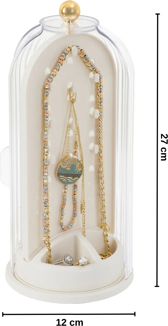 بييف 360 Rotating Stand Jewelry Organizer Jewelry Organizer