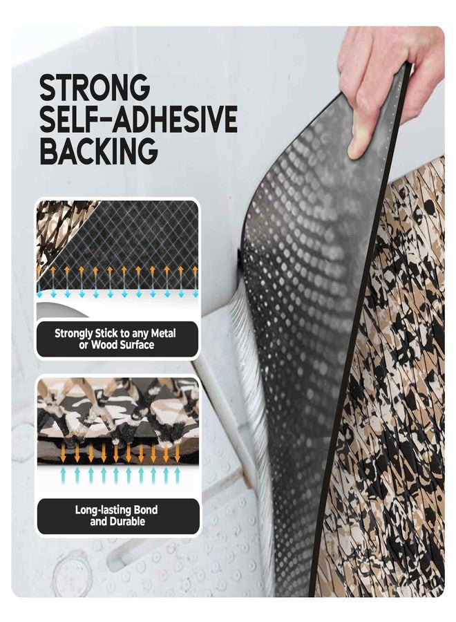 FOCEAN Boat Flooring EVA Foam Boat Decking Camo Marine Flooring Self-Adhesive Marine Mat for Motorboat RV Yacht Kayak, 47.2''x 15.7'', Desert Camo - Image 3