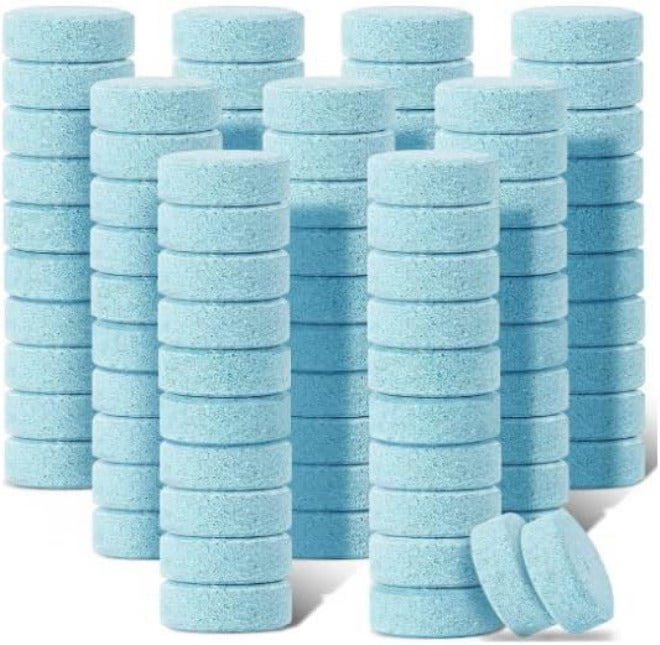 HERBOKING Car Accessories 100PCS Car Wiper Detergent Effervescent Tablets Auto Windshield Cleaner Glass Tablets (100 Pcs) - Image 2