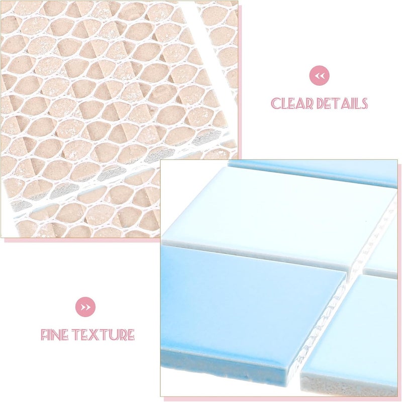Ceramic Pool Tiles Mosaic Blue Glossy Finish Seamless Swimming Pool Wall Floor Decorative Repair Tiles 36 Pieces for Home - Image 3