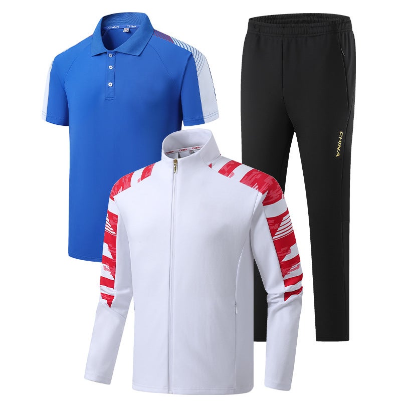 2025 Summer New Cotton National Sports Suit Chinese Team Appearance Group Suit Training Suit Couple Rest - Image 2
