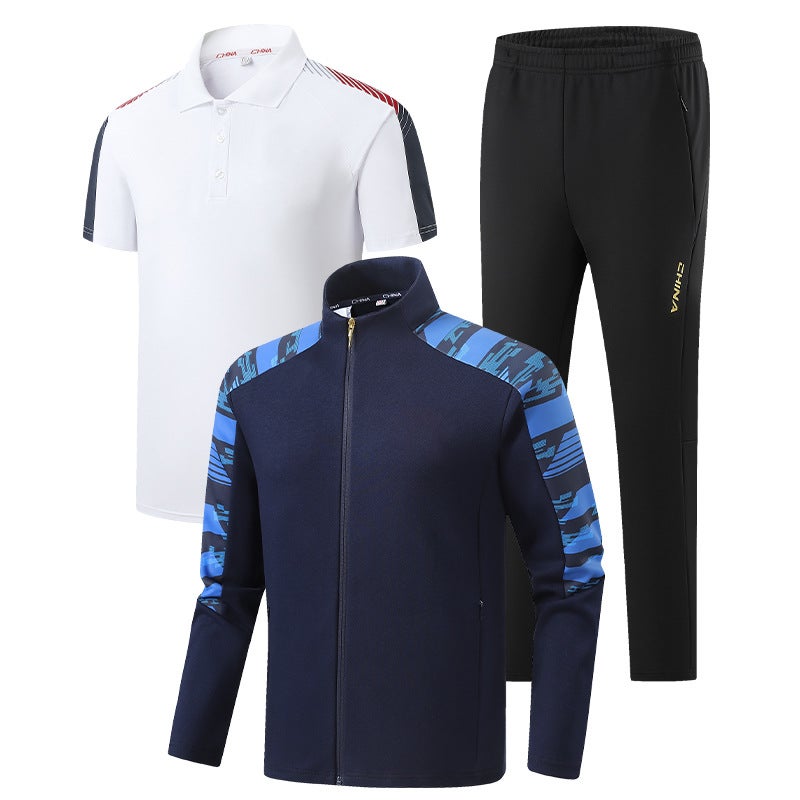 2025 Summer New Cotton National Sports Suit Chinese Team Appearance Group Suit Training Suit Couple Rest - Image 4