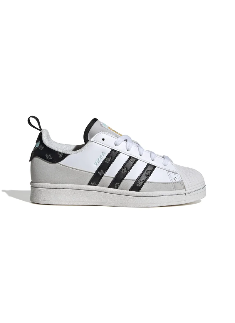 اديداس adidas SUPERSTAR J White Originals Kids Shoes