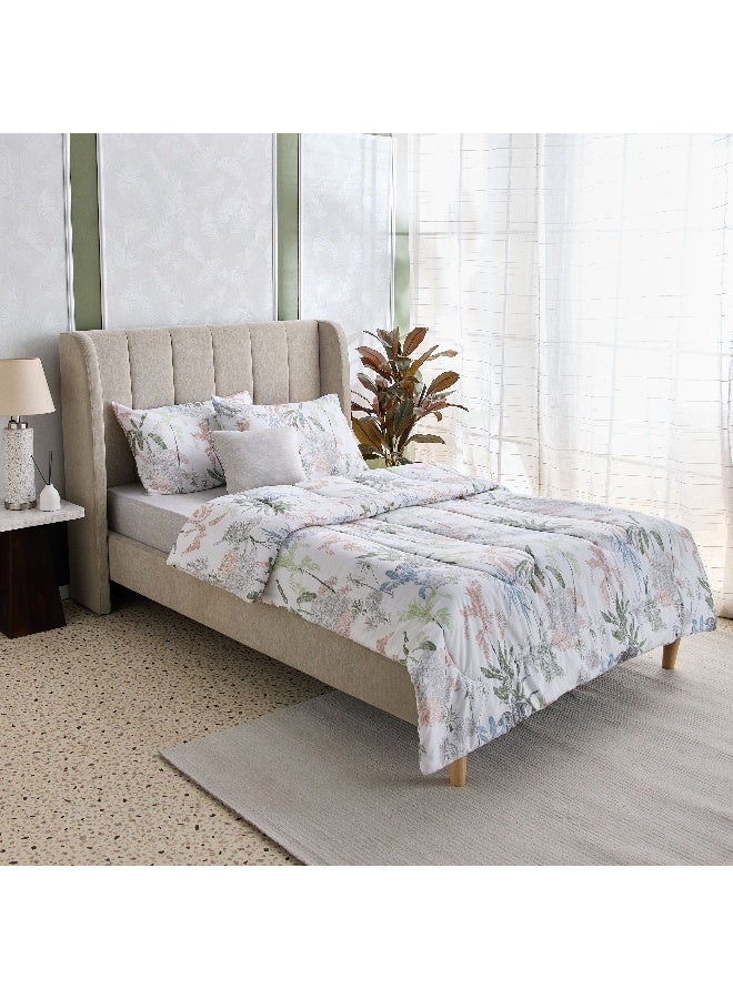 Home Box Valencia Arvika 5-Piece BIAB Printed Cotton Twin Comforter Set - 160x220 cm  - Image 2