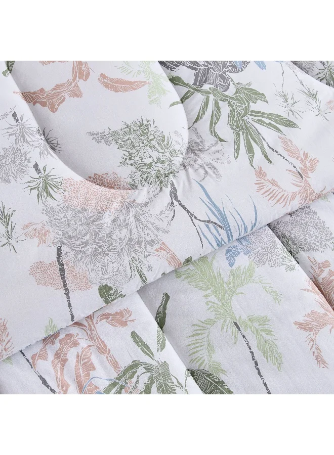 Home Box Valencia Arvika 5-Piece BIAB Printed Cotton Twin Comforter Set - 160x220 cm