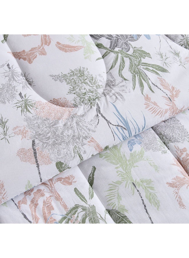 Home Box Valencia Arvika 5-Piece BIAB Printed Cotton Twin Comforter Set - 160x220 cm  - Image 4