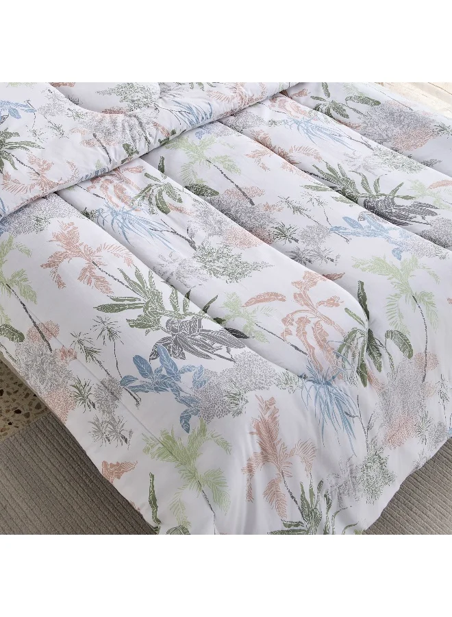 Home Box Valencia Arvika 5-Piece BIAB Printed Cotton Twin Comforter Set - 160x220 cm
