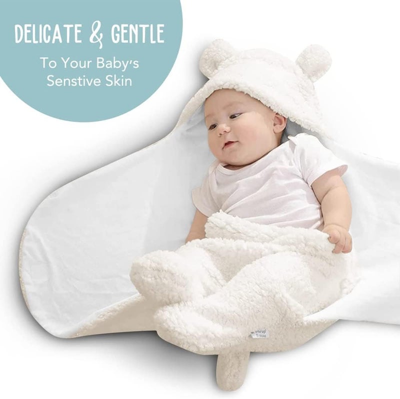 LinJie Baby Swaddle Wrap, Newborn Swaddle Blanket Sleeping Bag, Soothes The Fit 0-6 Months 100% Breathable Cotton Swaddlers Sleep Sack - Image 2