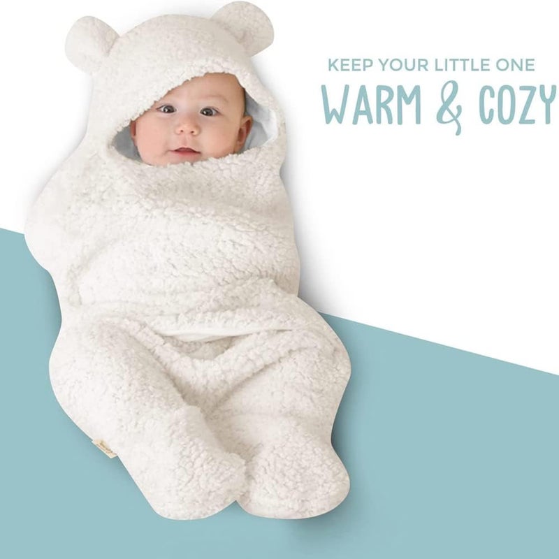 LinJie Baby Swaddle Wrap, Newborn Swaddle Blanket Sleeping Bag, Soothes The Fit 0-6 Months 100% Breathable Cotton Swaddlers Sleep Sack - Image 4