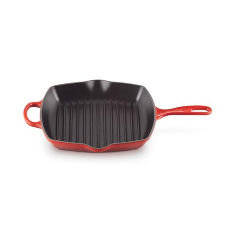 Enameled Cast Iron Signature Square Skillet Grill - Image 1