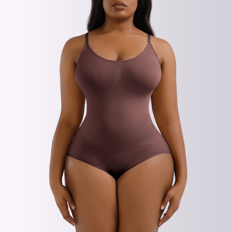 Plus Size Postpartum Hip Lifting Seamless Body Shaping Clothes Women'S Full Body Sling Abdomen Tinting Body Underwear - Image 1