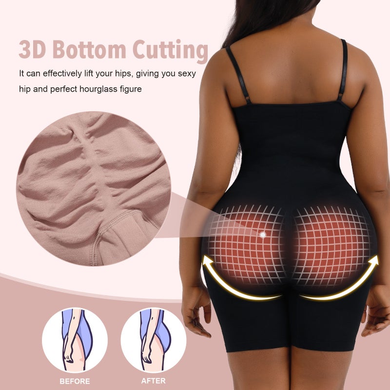 Plus Size Postpartum Hip Lifting Seamless Body Shaping Clothes Women'S Full Body Sling Abdomen Tinting Body Underwear - Image 5