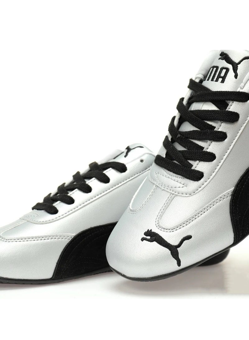 بوما حذاء رياضي Speedcat Go OG فضي/أسود للرجال/النساء/الطلاب - Image 4