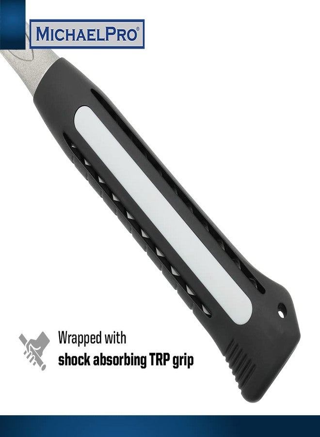 MichaelPro 20oz Rip Claw Hammer, Solid One Piece Steel Heavy Duty Curved Hammer, Shock-Absorbing Handle Design, Ergonomic Comfortable Grip, Enhanced Leverage for Nail Pulling - MP004006 - Image 4