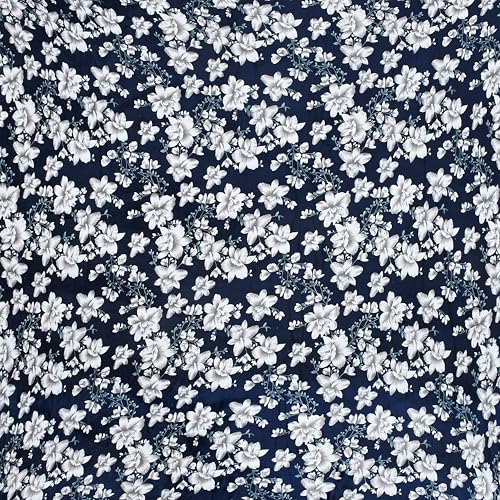 TIB® Warm Reversible Quilt Cover Double Bed with Zipper, Duvet Cover Double Bed Soft Flannel (90x100) Inches (Blue Flower) - Image 2