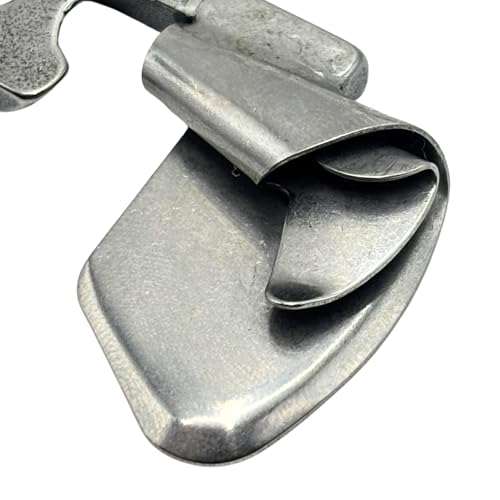 ZENITH Rolled Hemming Folder Presser Foot, Multi-Function Curved Pull Tube for Silk Chiffon, High Shank Compatible with Jack f4, Juki, Brother (1/4 (6.4MM) + 1/8 (3.2MM)) - Image 5