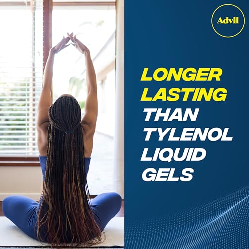 Advil Liqui-Gels minis Pain Reliever and Fever Reducer, Pain Medicine for Adults with Ibuprofen 200mg for Pain Relief - 200 Liquid Filled Capsules - Image 3