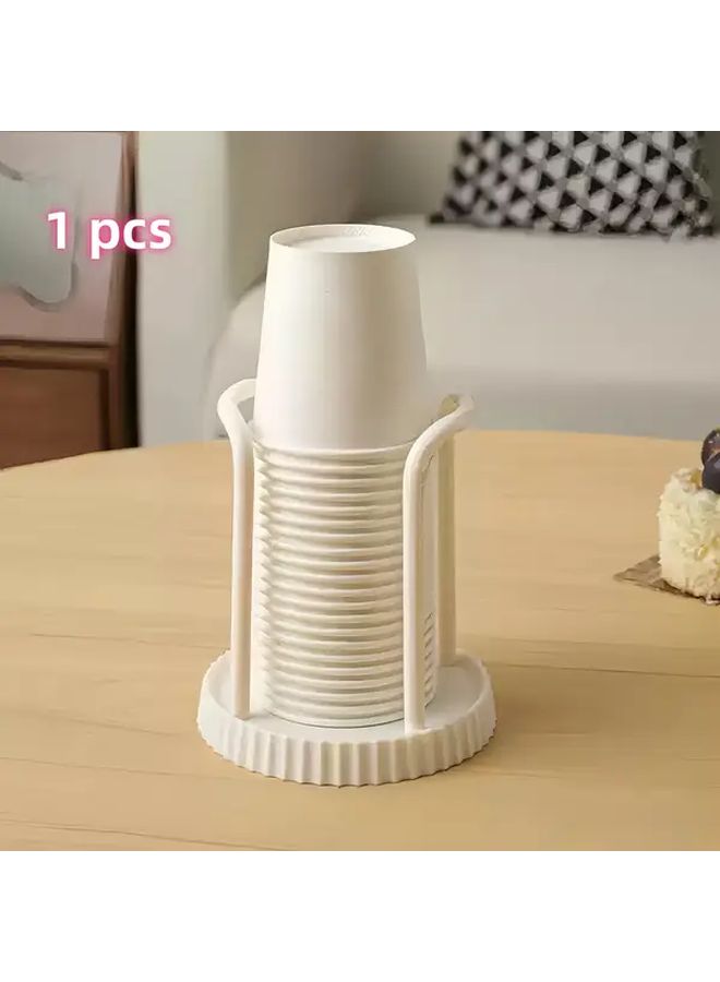 Black Disposable Cup Holder Organizer For Kitchen Office Bathroom Cafe Storage - Image 5