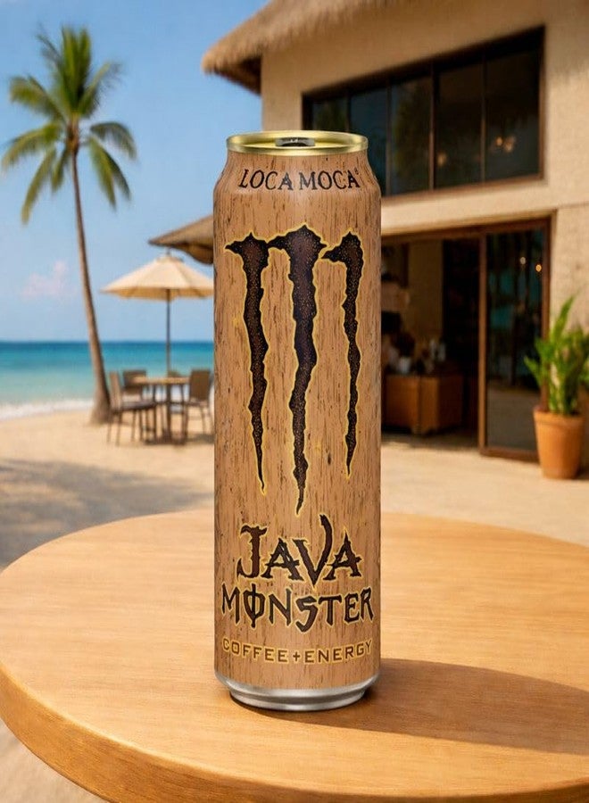 Monster Energy Java Loca Moca Coffee + Energy Drink (Pack Of 6) - 443ml Can By COUGAR | Smooth Mocha Coffee with Chocolate Flavor | High Caffeine Ready to Drink Energy Beverage | Boost Energy, Focus & Performance - (Imported-USA) - Image 4