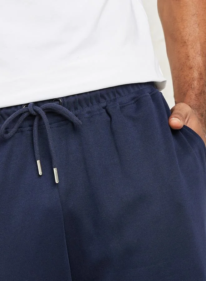 Styli Patch Detail Joggers with Drawstring Closure