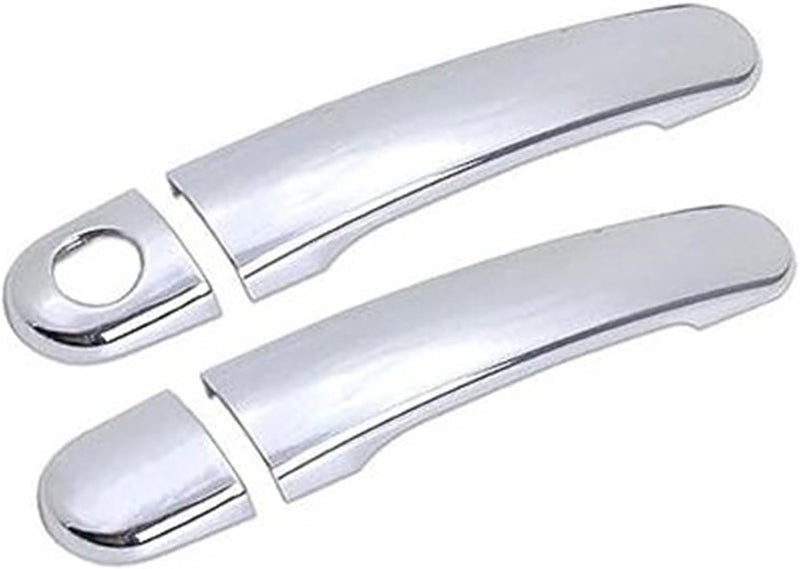 Wivplex Gloss Chrome Car Door Handle Covers for Seat Leon MK2 - Image 1
