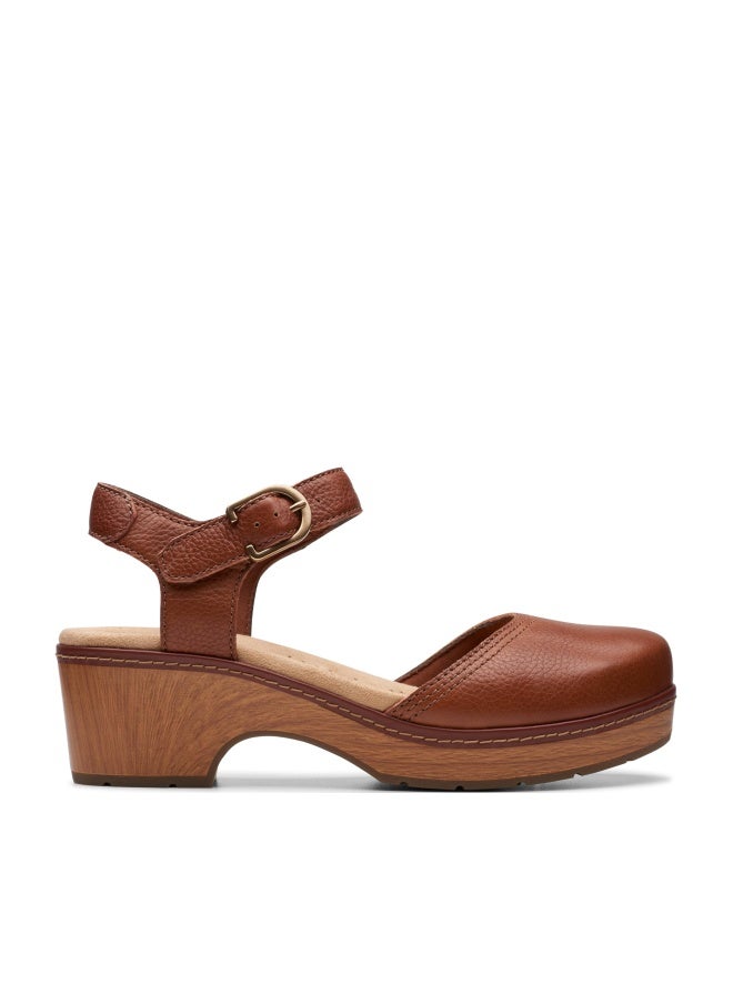 Clarks Collection Women's Paizlee Bay, Tan Leather, 8 Medium US - Image 1