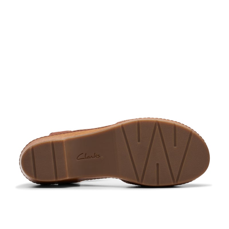Clarks Collection Women's Paizlee Bay, Tan Leather, 8 Medium US - Image 4