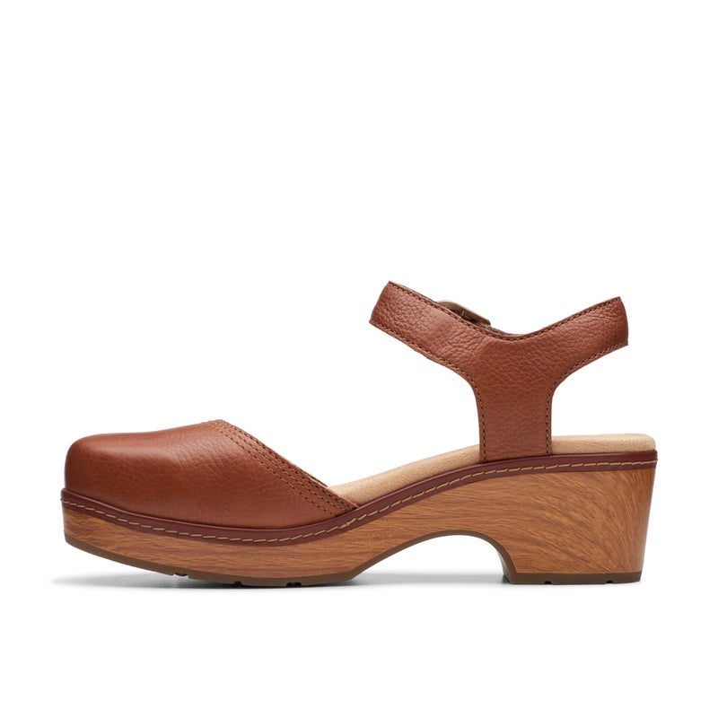 Clarks Collection Women's Paizlee Bay, Tan Leather, 8 Medium US - Image 3