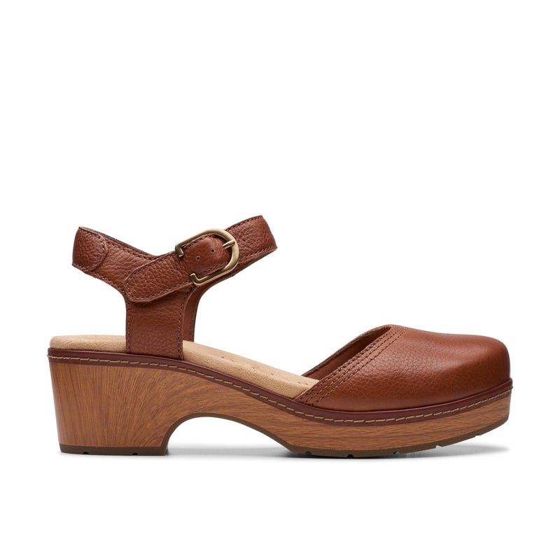 Clarks Collection Women's Paizlee Bay, Tan Leather, 8 Medium US - Image 2