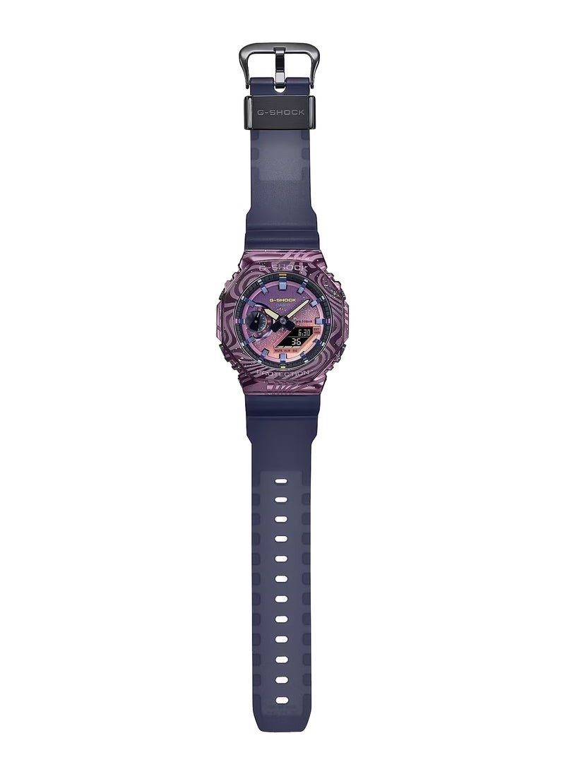 G-SHOCK Analog+Digital Resin Band Watch GM-2100MWG-1  - Image 4