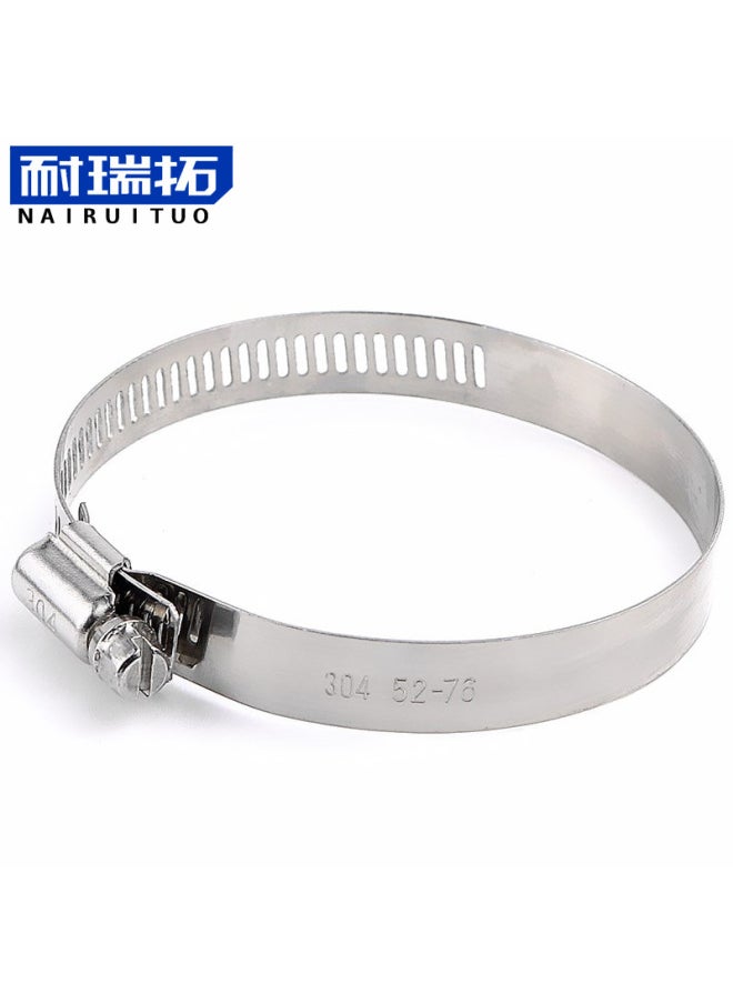 Generic Stainless Steel Pipe Hoop American Hoop Clamp Pipe Clamp Strong Pipe Hoop Pipe Clamp Pipe Bracket Buckle Direct Sales-Specifications And Models:201*40-63  - Image 5
