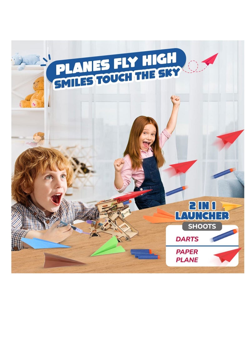 Smartivity Hydraulic Plane Launcher STEM DIY Fun Toy for Kids 6 to 14 Best Birthday Gift Toy for Boys & Girls Age 6 8 10 12 Science Toy Educational  - Image 3