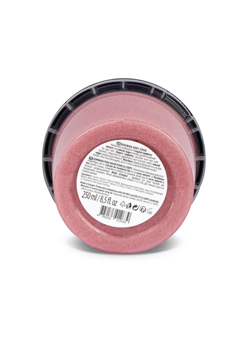 Organic Shop Raspberry Cream Body Scrub 250 ml - Image 4