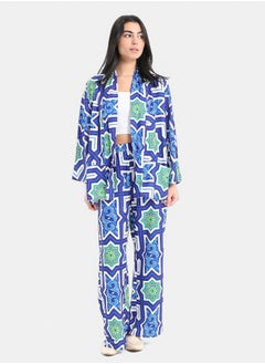 Clue Voile Self Pattern Kimono  - Image 1