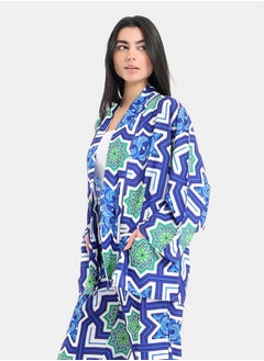 Clue Voile Self Pattern Kimono  - Image 2