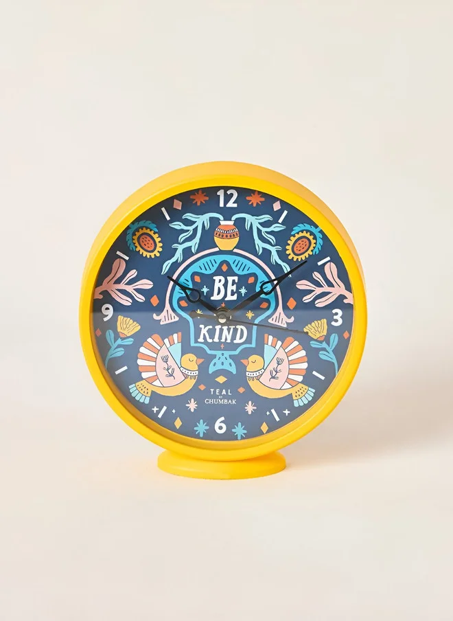 Chumbak Teal by Chumbak |Be Kind Table and Wall Clock